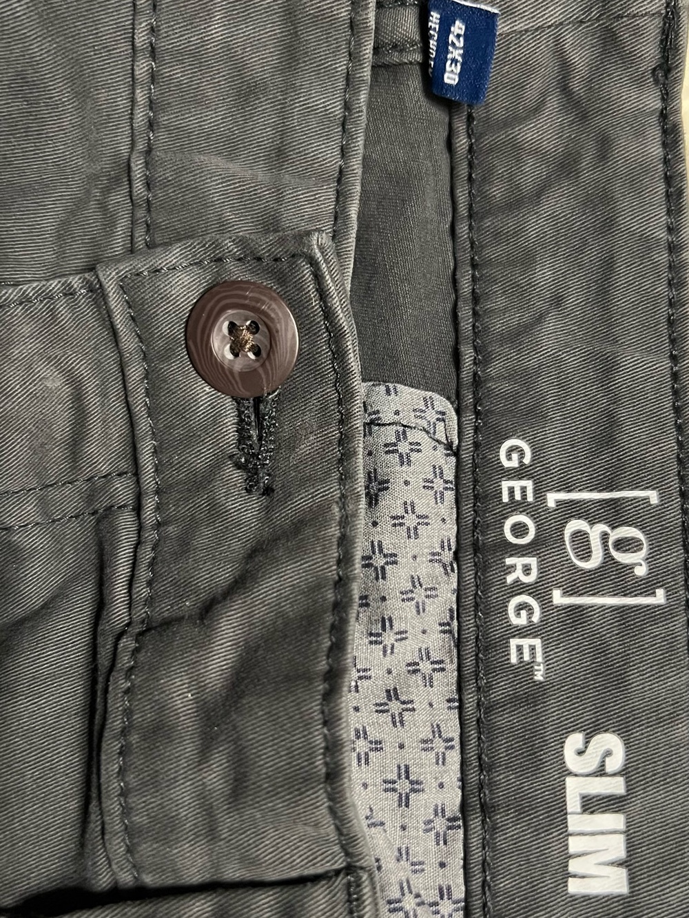 George Slim Men's Shorts in Charcoal Gray